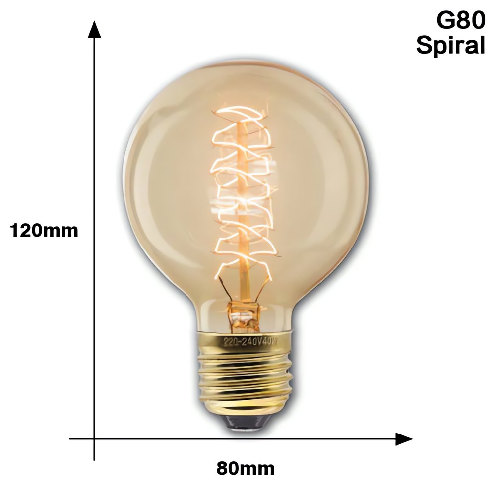 Ampoule Vintage Incandescence Spirale