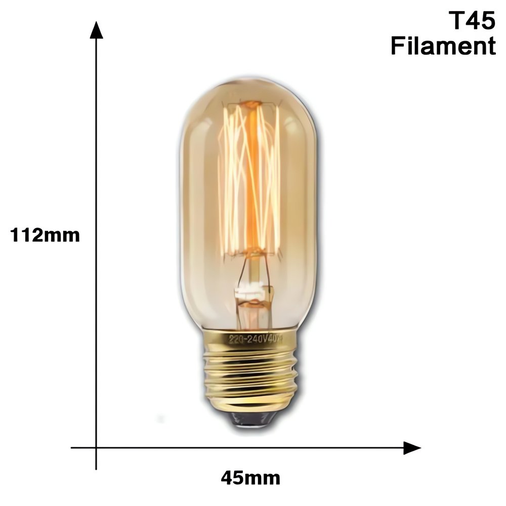 Ampoule Vintage Incandescence Tube Filament
