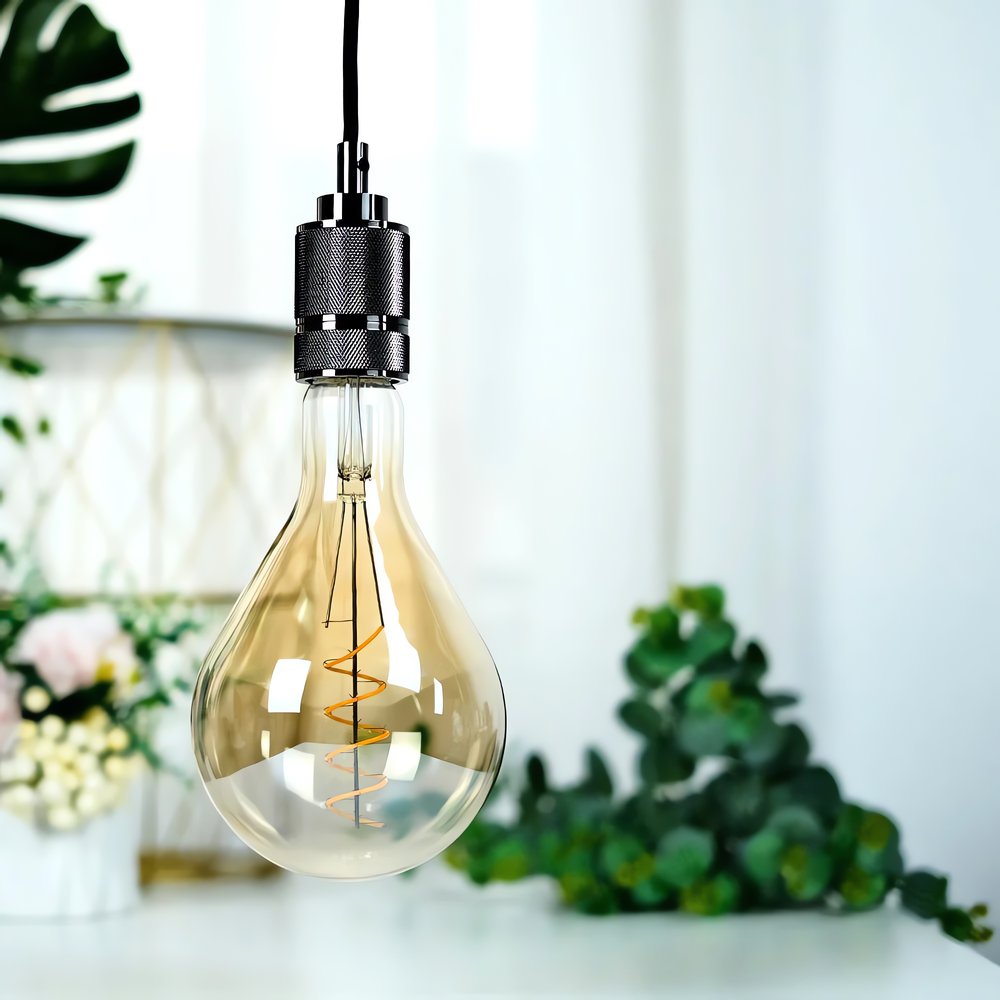 Ampoule Vintage Jaune Suspendue