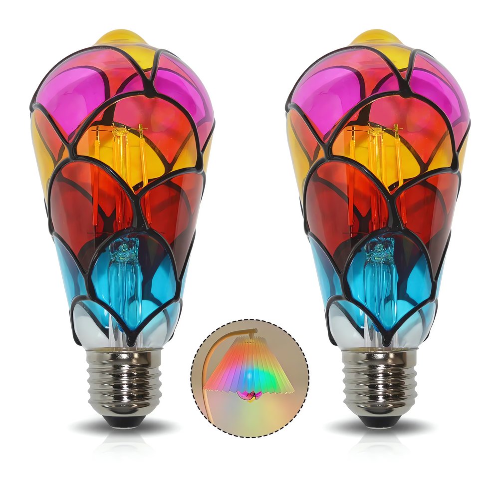 Ampoule Vintage Multi Couleurs Design