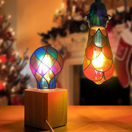 Ampoule Vintage Multi Couleurs Lumineuses