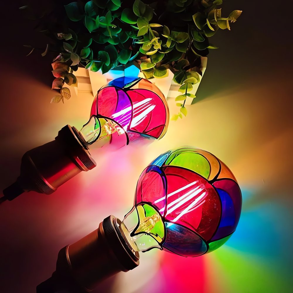 Ampoule Vintage Multi Couleurs Rétro