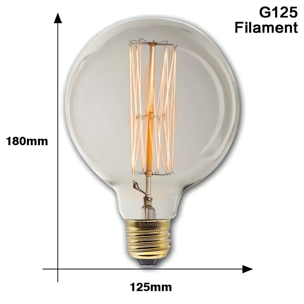 Ampoule Vintage Pour Extérieur Filament Rond