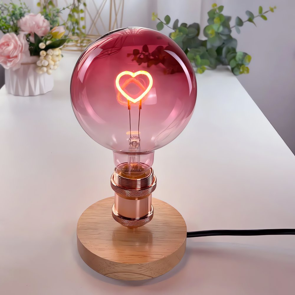 Ampoule Vintage Rose Éclairage Chaleureux