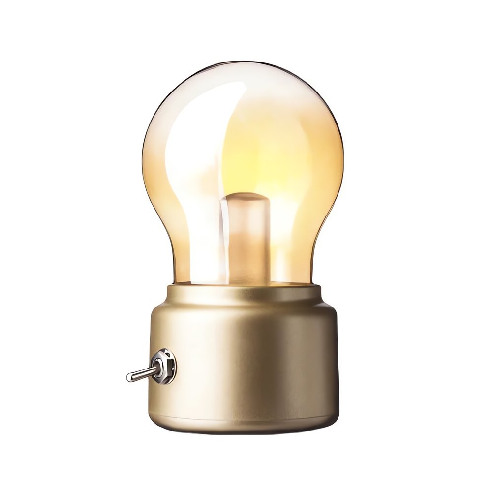 Ampoule Vintage Sans Fil Or