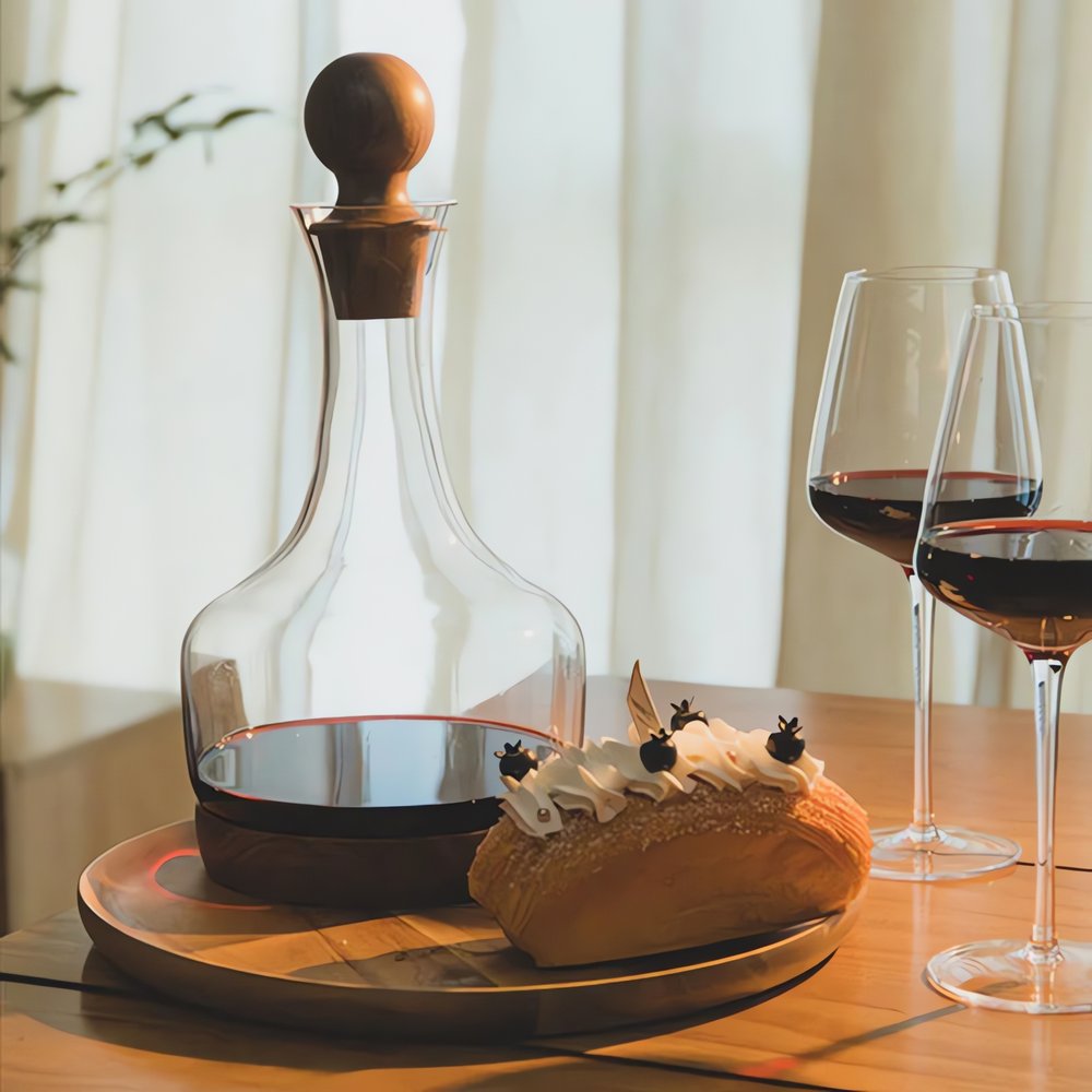 Carafe À Vin Vintage Service Élégant
