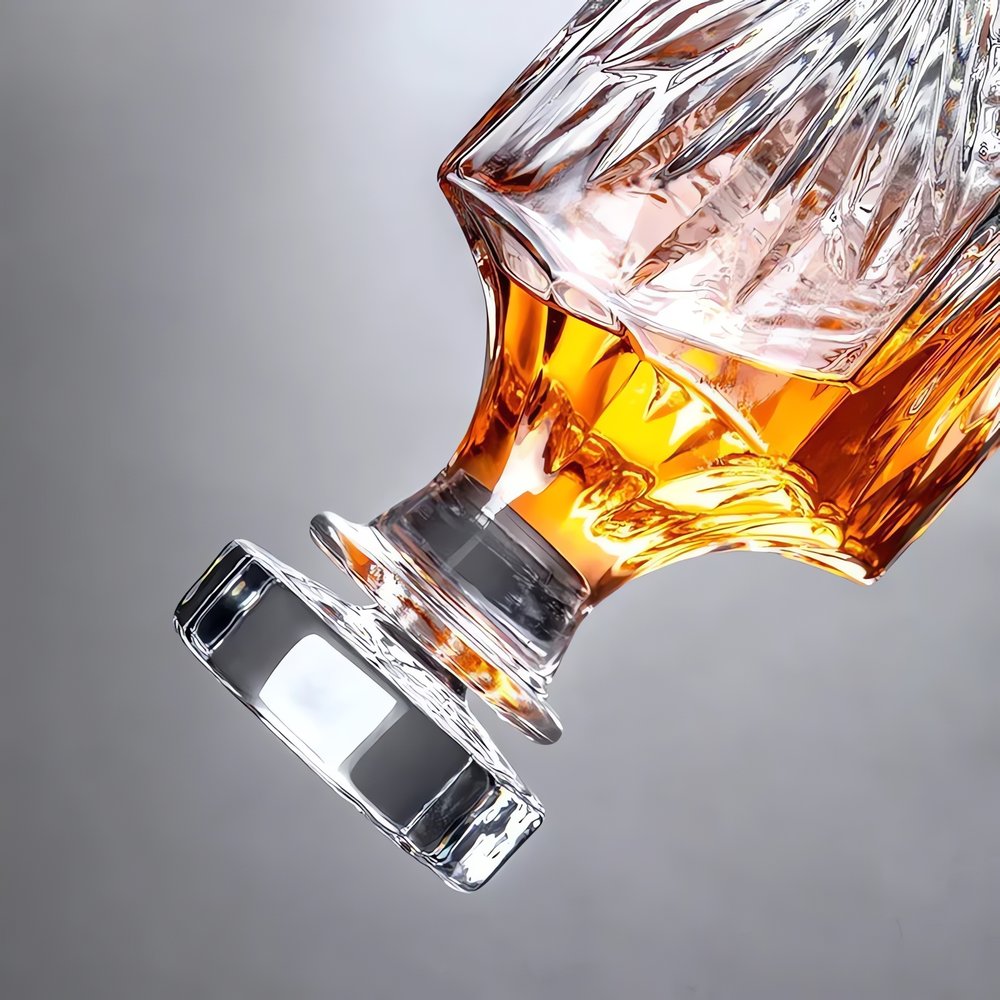 Carafe À Whisky Cristal Vintage Inclinée