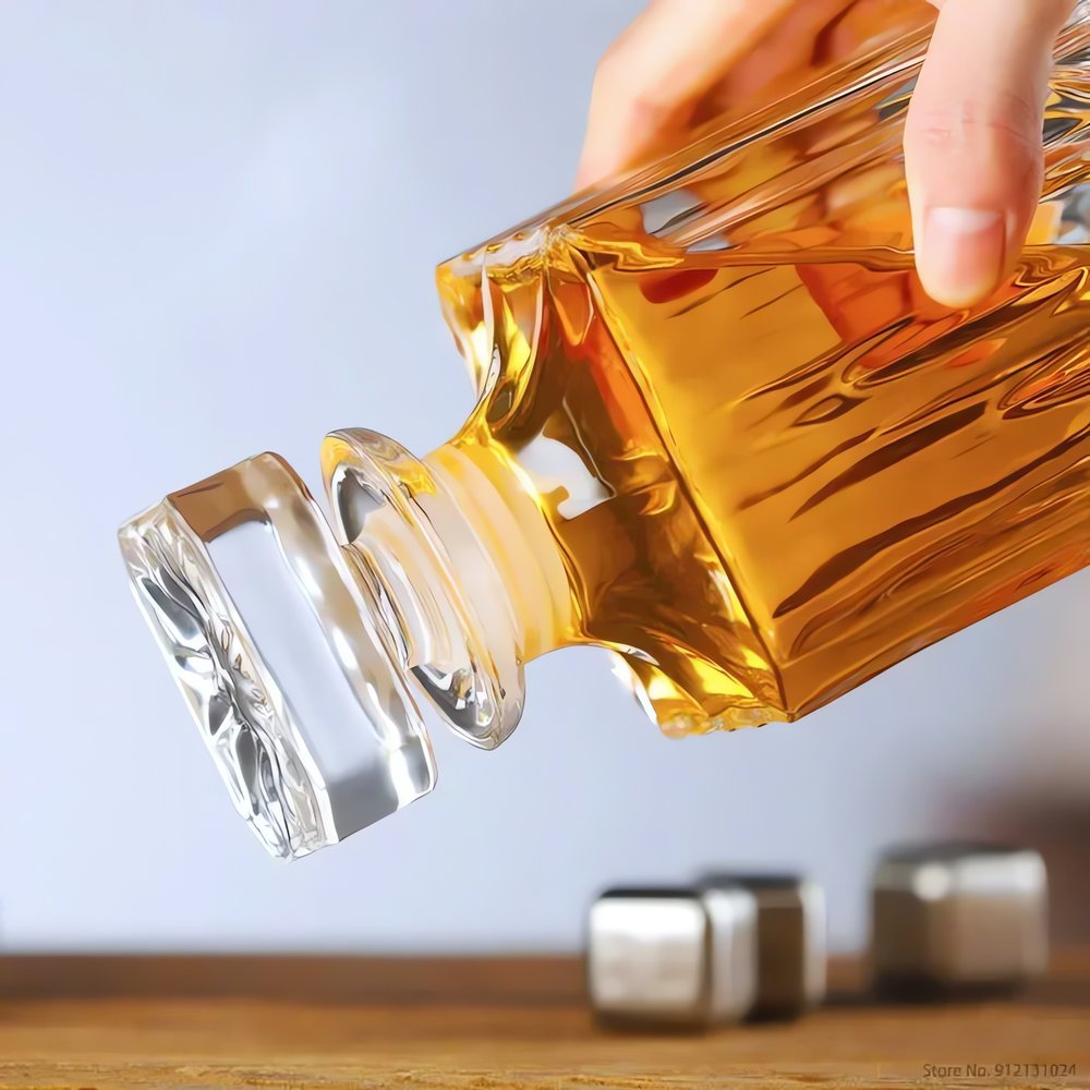 Carafe Liqueur Vintage Carrée