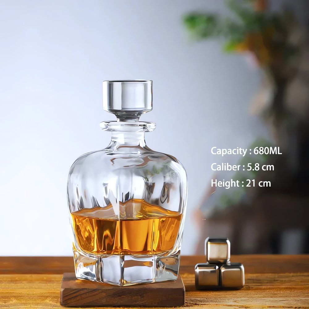Carafe Liqueur Vintage Cristal Transparent