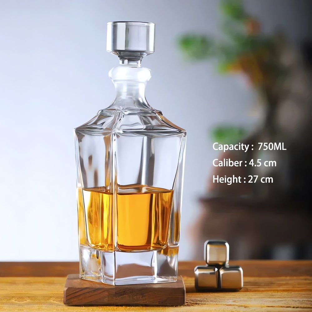 Carafe Liqueur Vintage Design Transparente