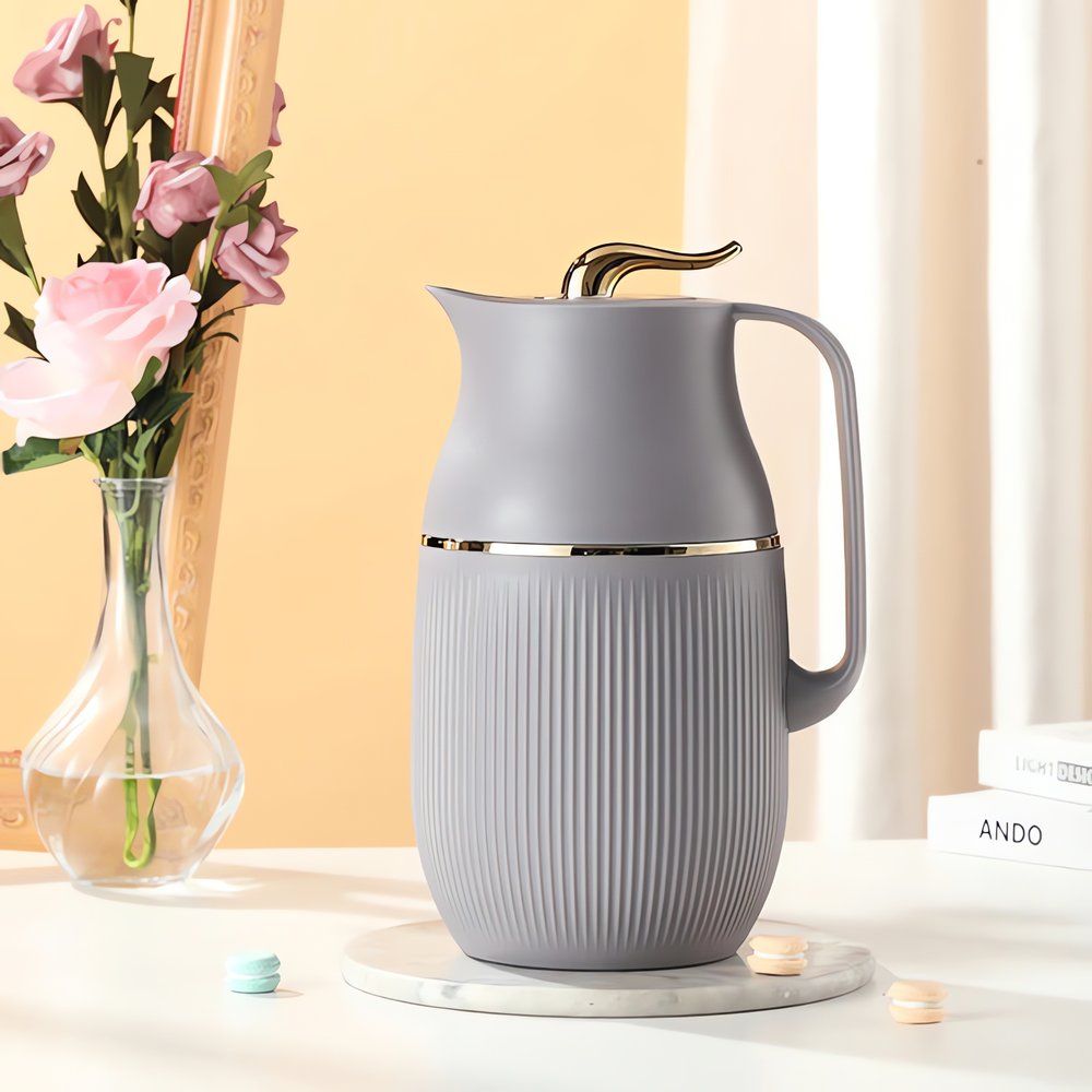Carafe Thermos Vintage Gris Elégante