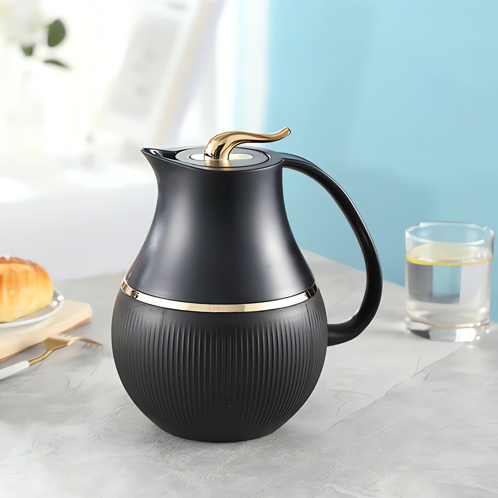 Carafe Thermos Vintage Noire Moderne
