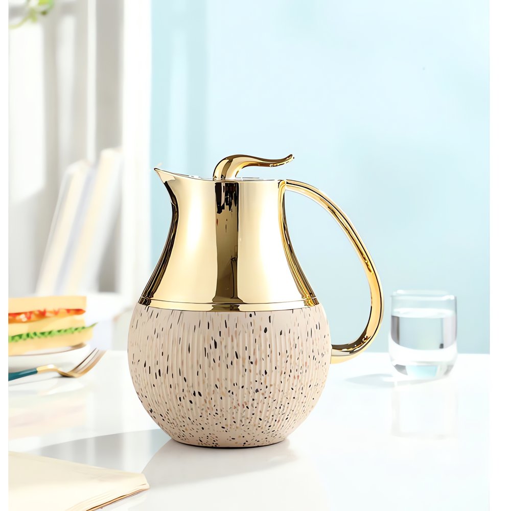 Carafe Thermos Vintage Terrazzo Blanche