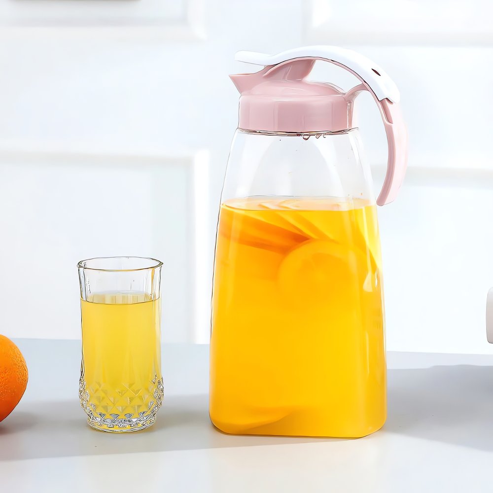 Carafe Tupperware Vintage Orange Verre