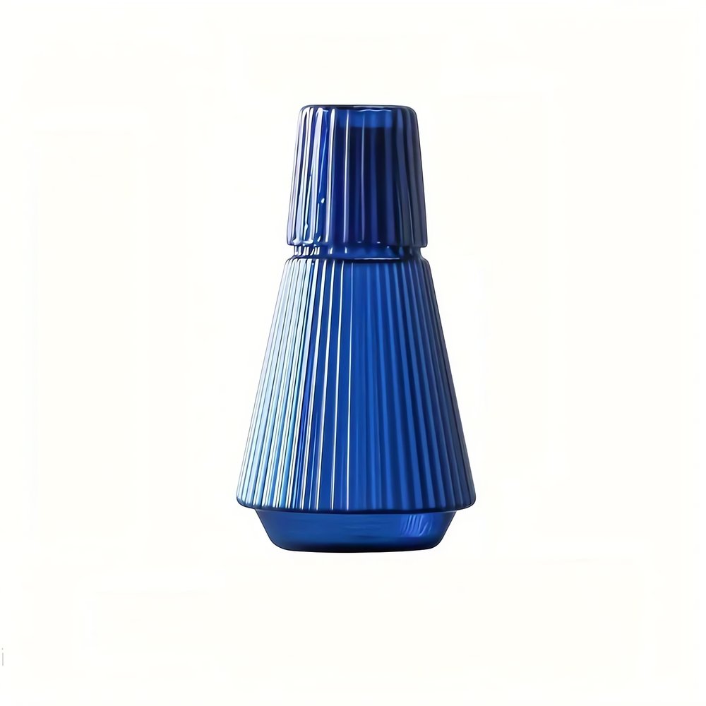 Carafe Vintage Année 70 Bleue Élégance Rétro