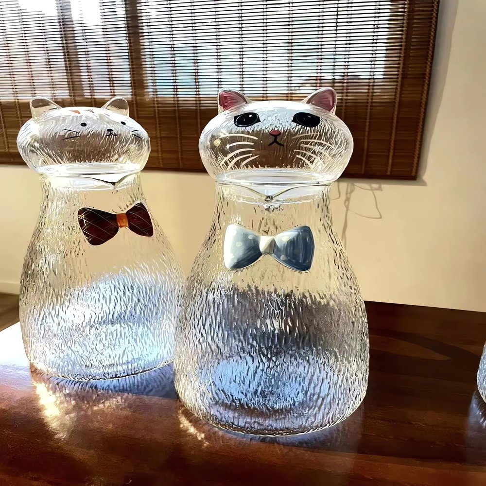 Carafe Vintage Avec Animaux Ruban Intérieur
