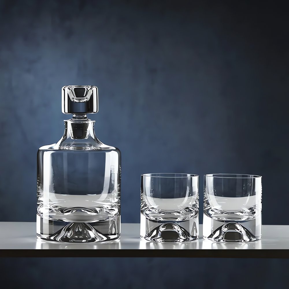 Carafe Vintage Avec Bouchon Transparente