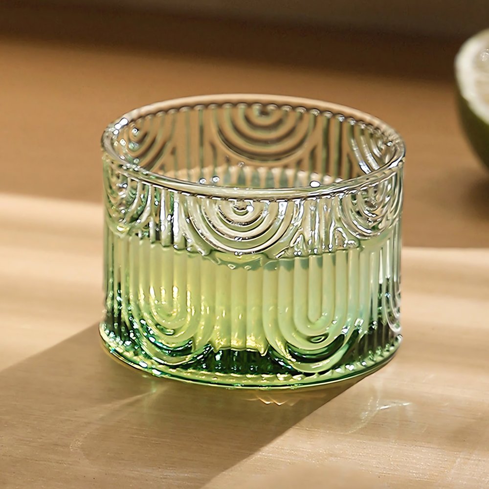 Carafe Vintage En Verre Petit Verre Vert Decor