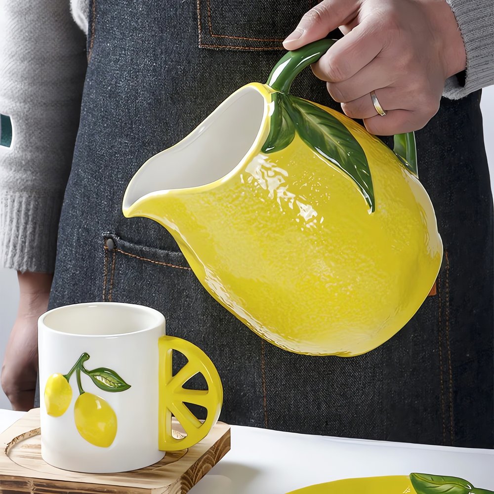 Carafe Vintage Jaune Accessoire