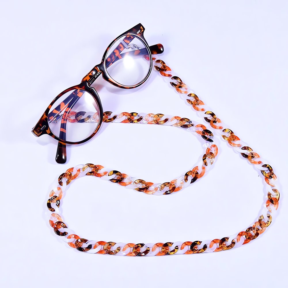 Chaîne Pour Lunette Vintage Classique Tortue