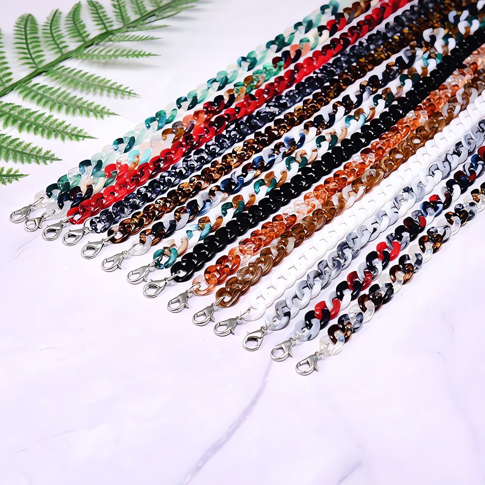 Chaîne Pour Lunette Vintage Multicolore
