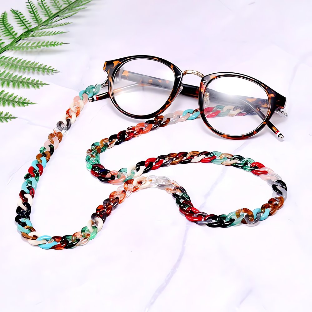 Chaîne Pour Lunette Vintage Multicolore Moderne