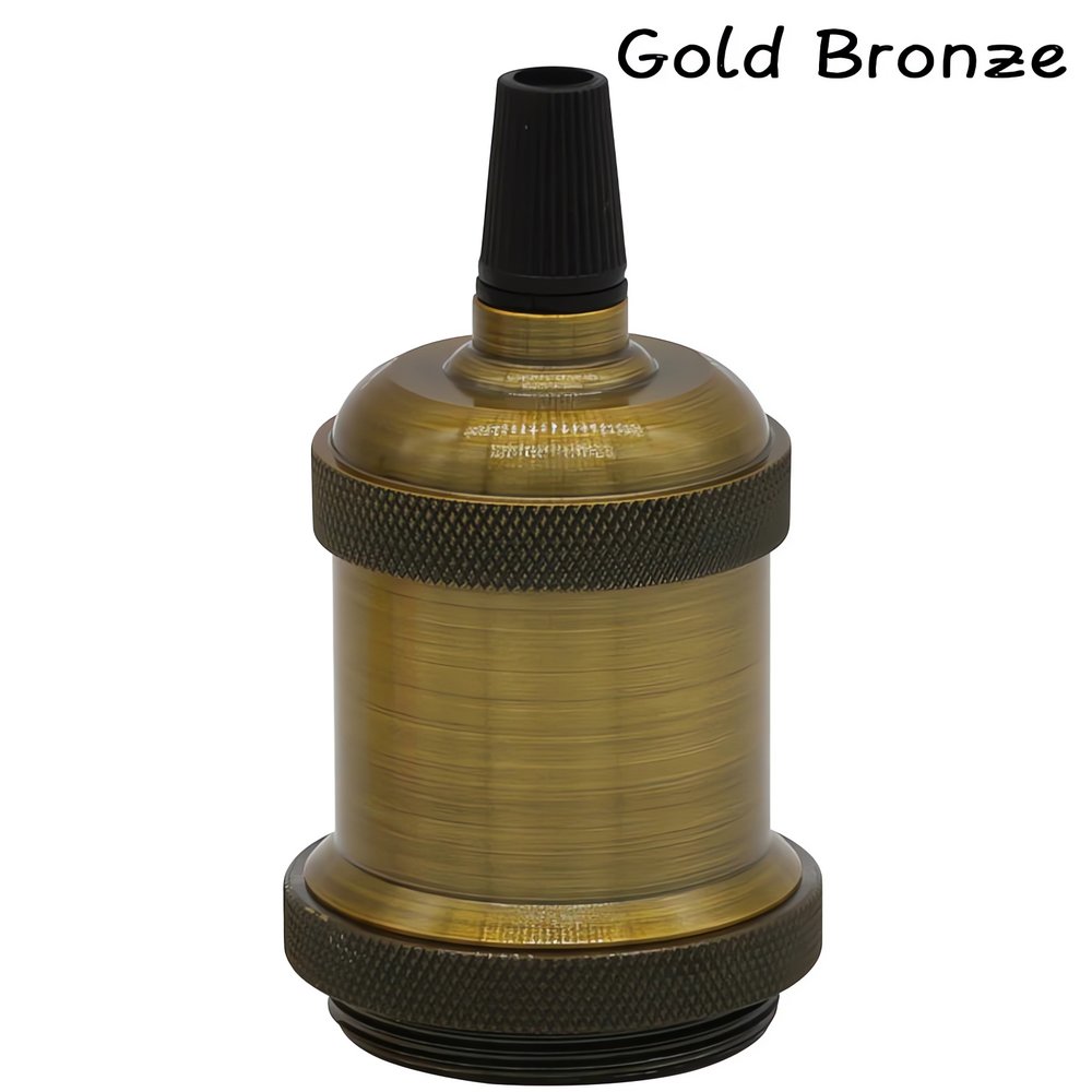 Douille Ampoule Vintage Bronze