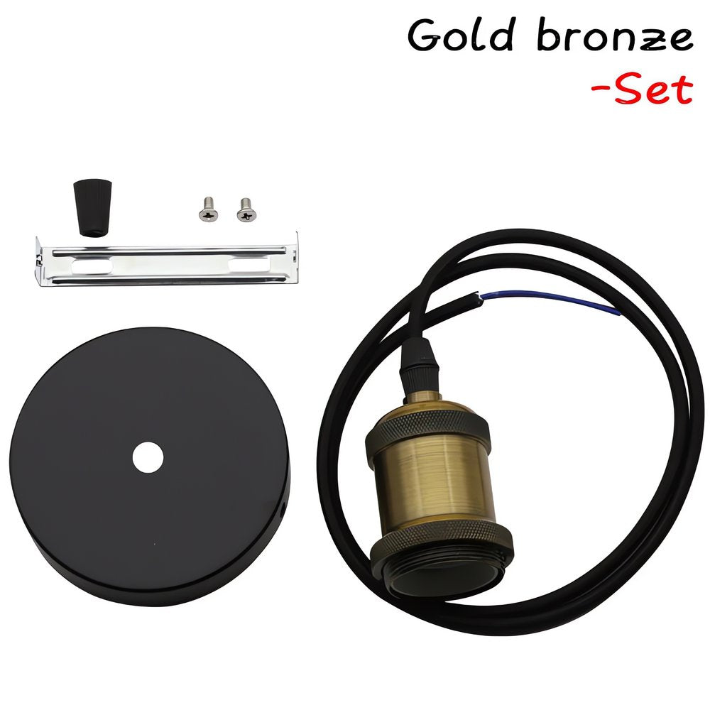 Douille Ampoule Vintage Bronze