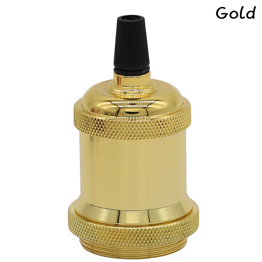 Douille Ampoule Vintage Or