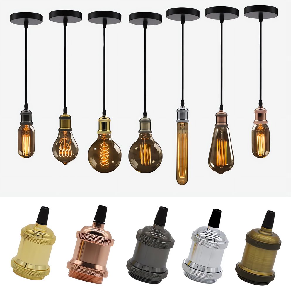 Douille Ampoule Vintage Suspendue