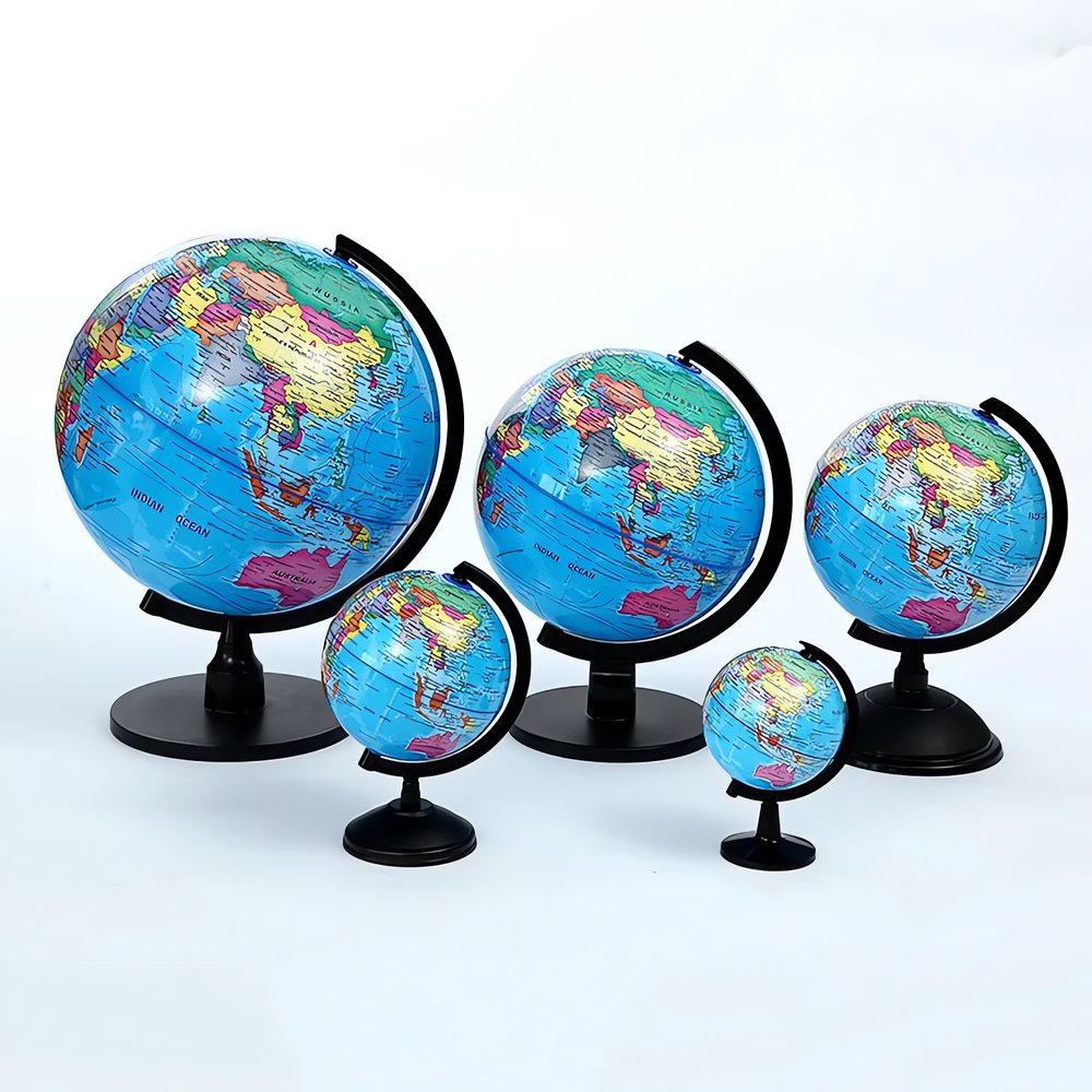 Globe Terrestre Vintage Sur Pied