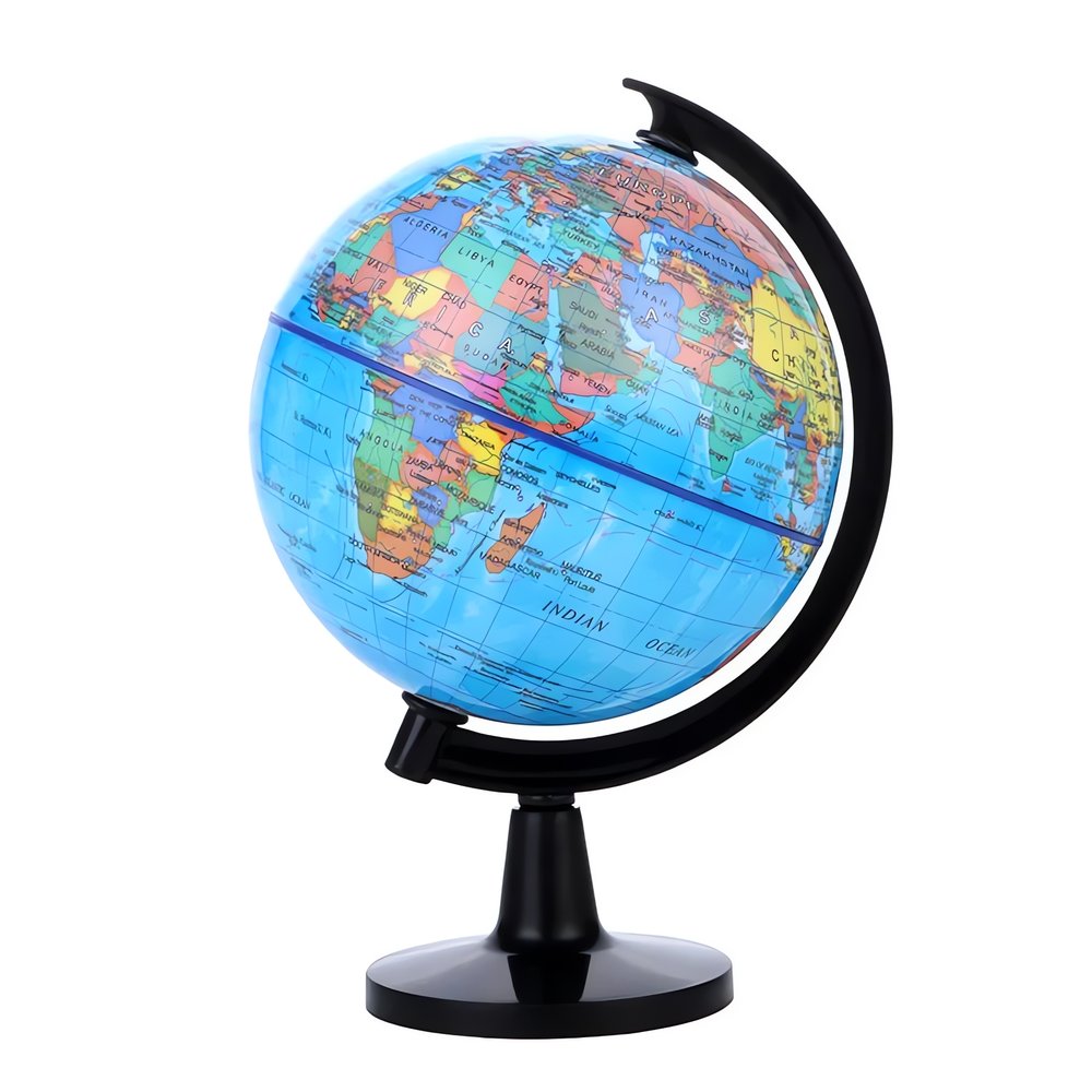 Globe Terrestre Vintage Sur Pied Carte
