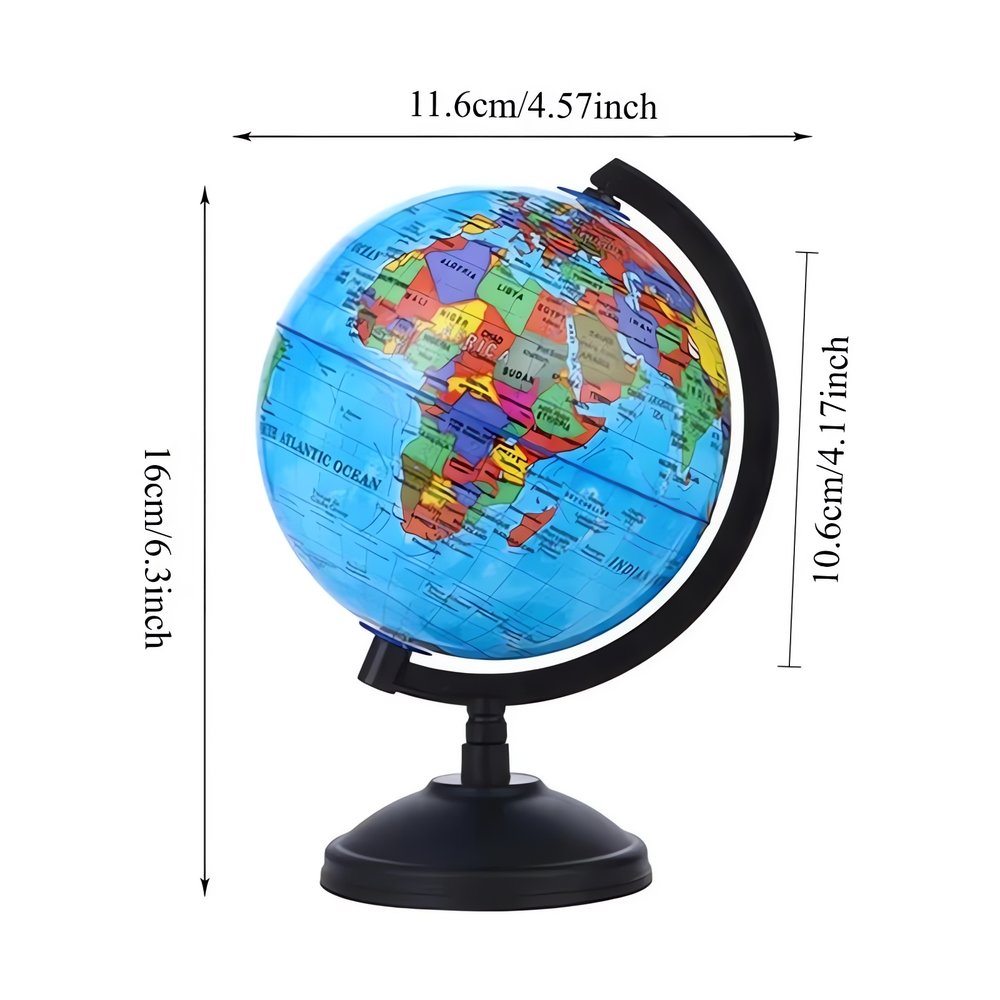Globe Terrestre Vintage Sur Pied