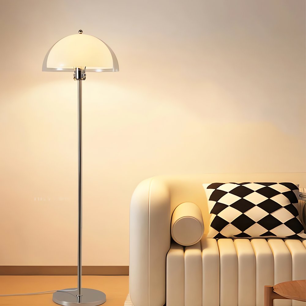 Grande Lampe Vintage Blanche Classique