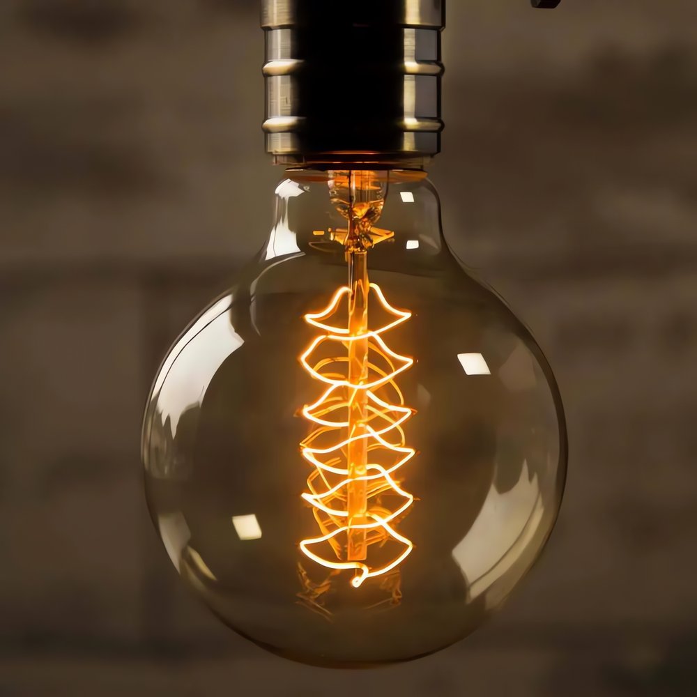 Grosse Ampoule Vintage Ronde Edison