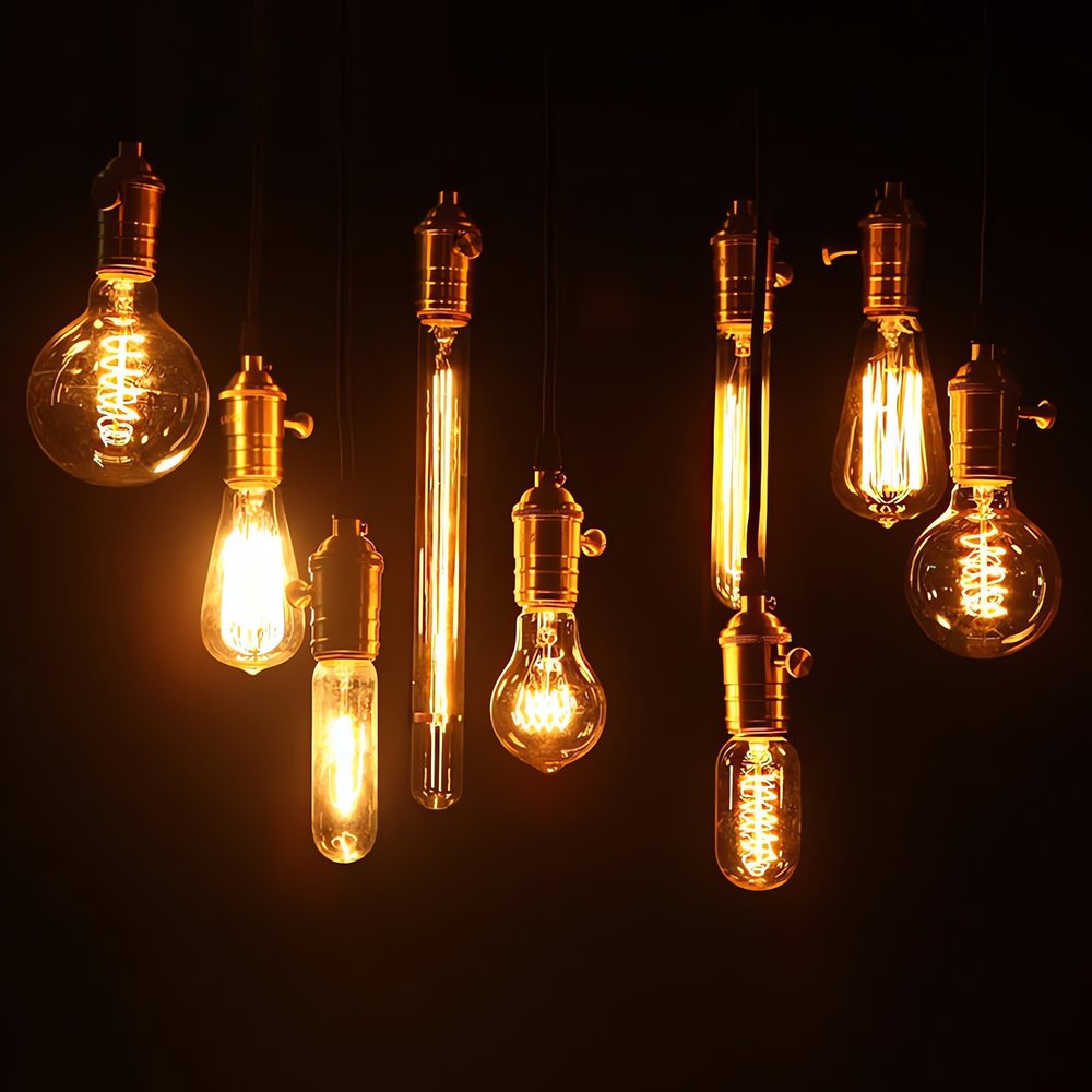 Grosse Ampoule Vintage Suspension Lumineuse