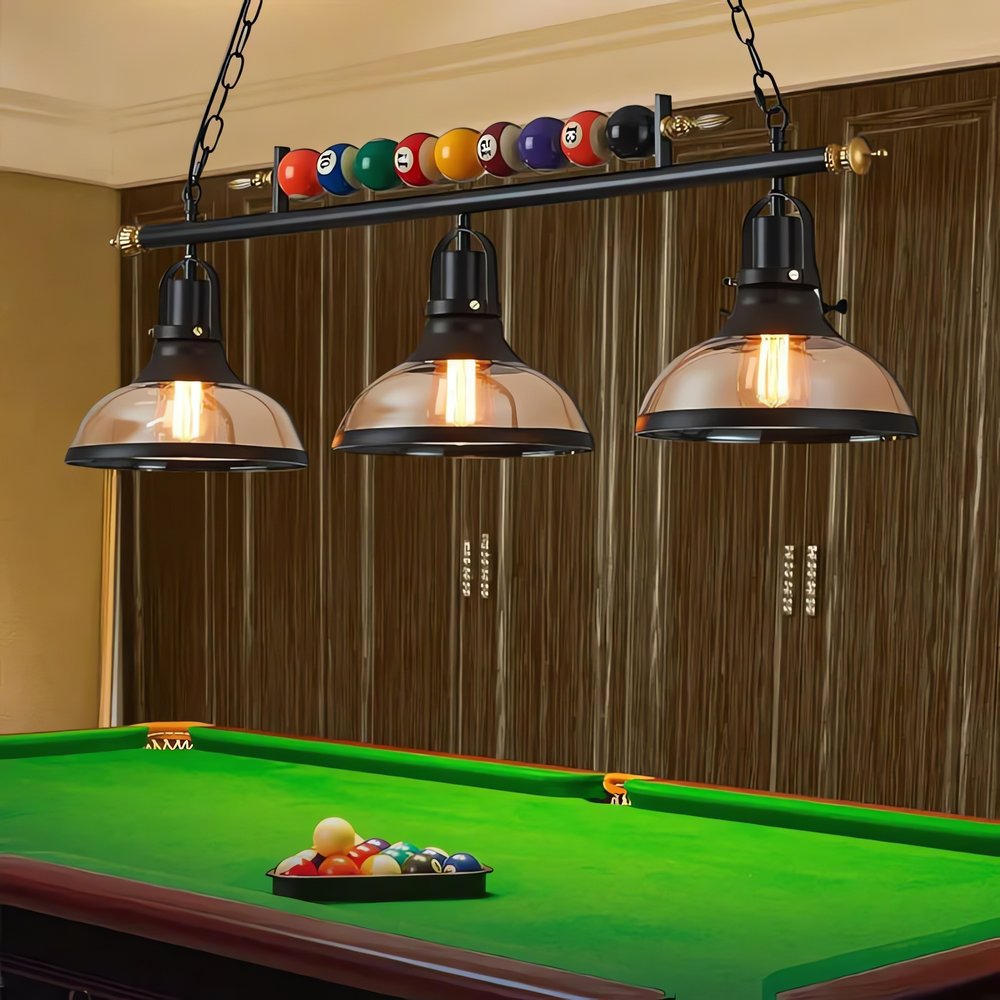 Lampe De Billard Vintage Industrielle Rétro