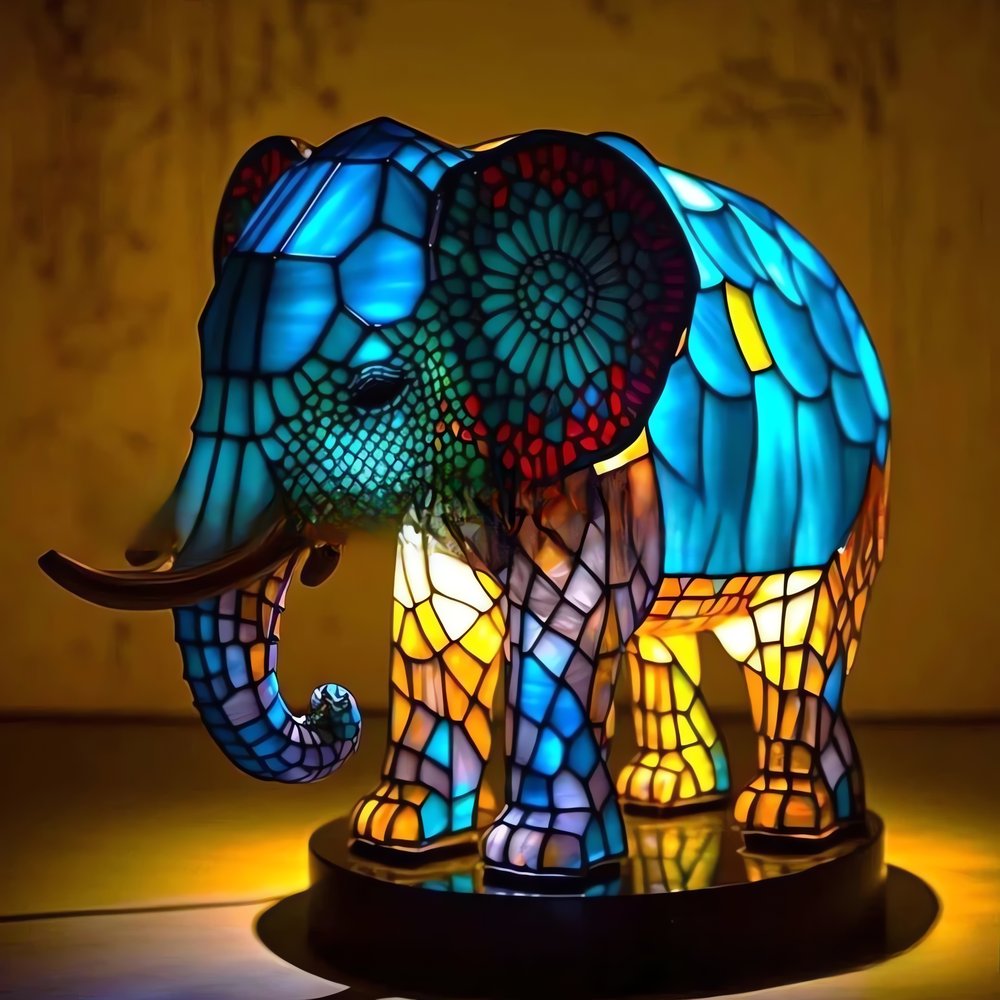 Lampe Éléphant Vintage Éléphant