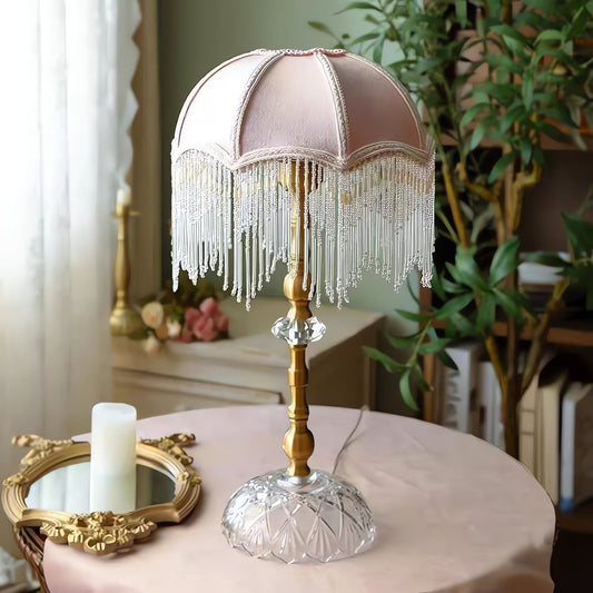 Lampe Vintage À Frange