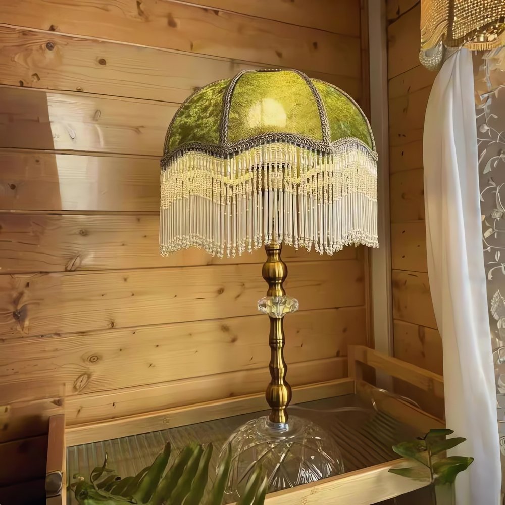 Lampe Vintage À Frange Classique Moderne