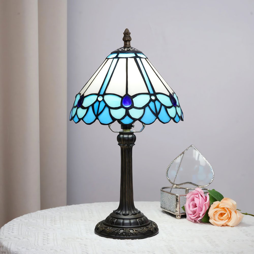 Lampe Vintage Année 50 Bleu Ciel