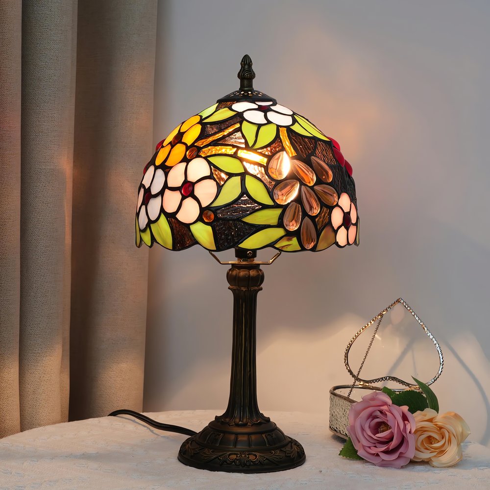 Lampe Vintage Année 50 Nature Fleurs