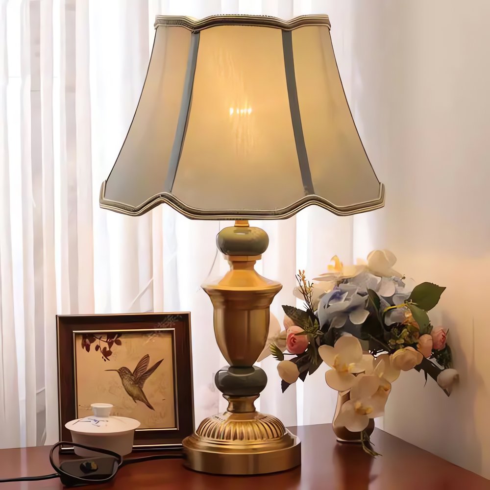 Lampe Vintage Année 80 Gris Neutre Élégant