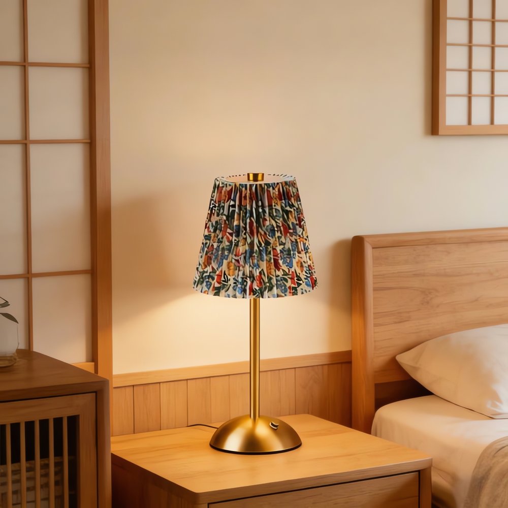 Lampe Vintage Année 90 Socle Doré