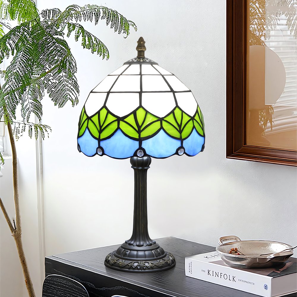 Lampe Vintage Art Deco Vitrail