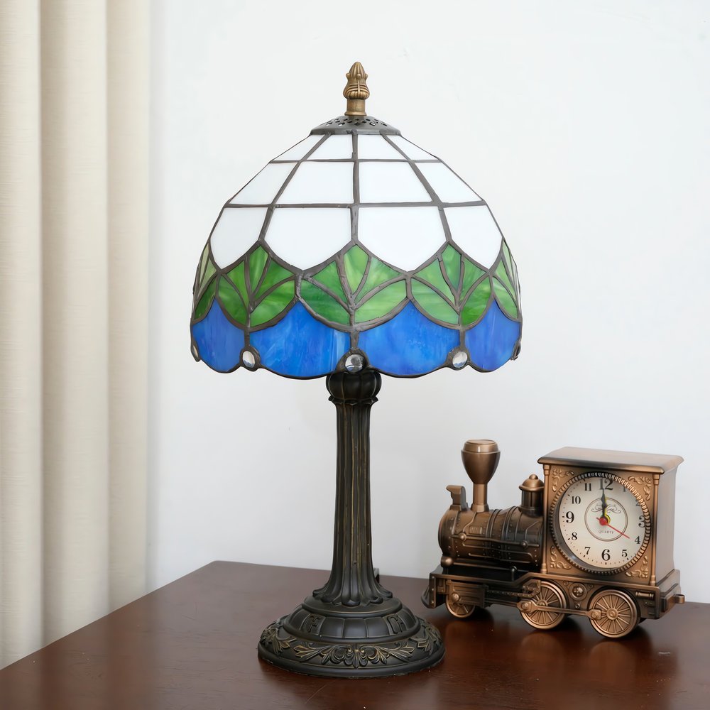 Lampe Vintage Art Deco Vitrail