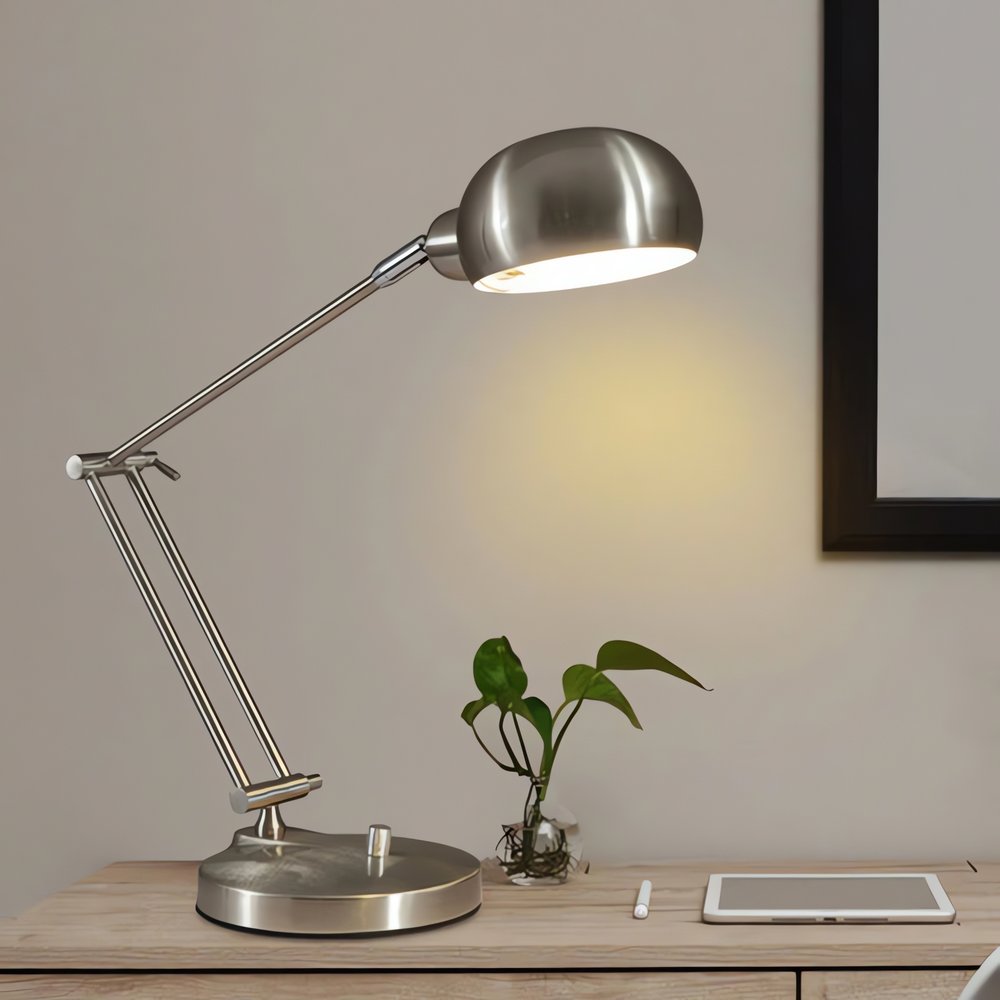 Lampe Vintage Chromé Design Rétro