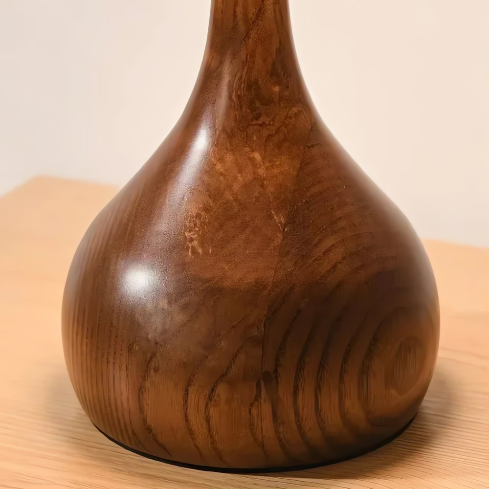 Lampe Vintage De Luxe Bois Grain Naturel