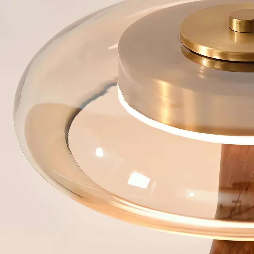 Lampe Vintage De Luxe Verre Brillant Reflet