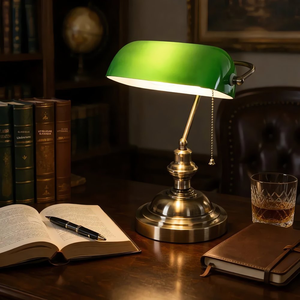 Lampe Vintage De Notaire